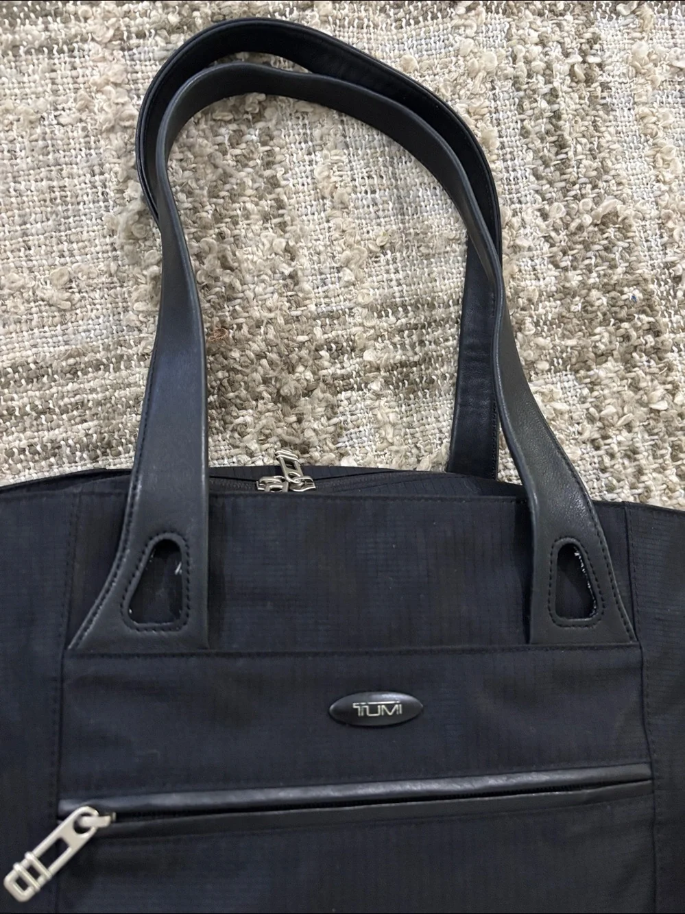 Tumi black nylon
